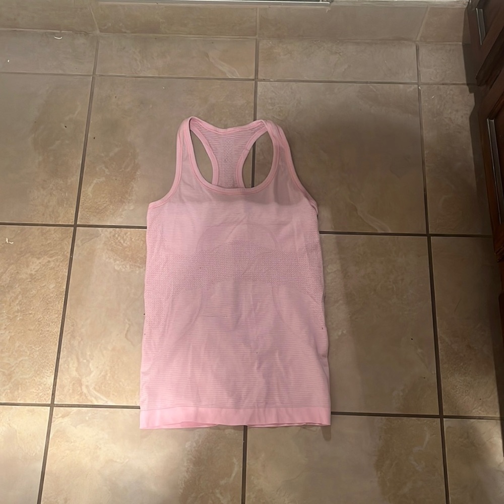 Pink Lululemon Tank Top